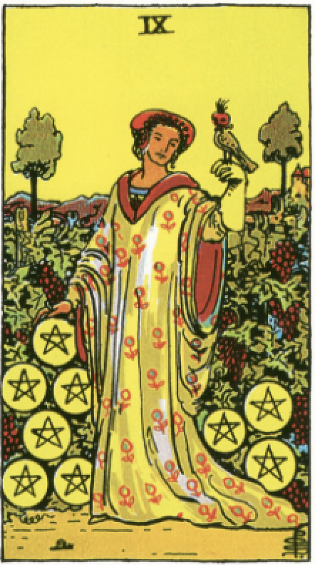 Nine of Pentacles