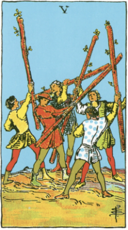 Five of Wands