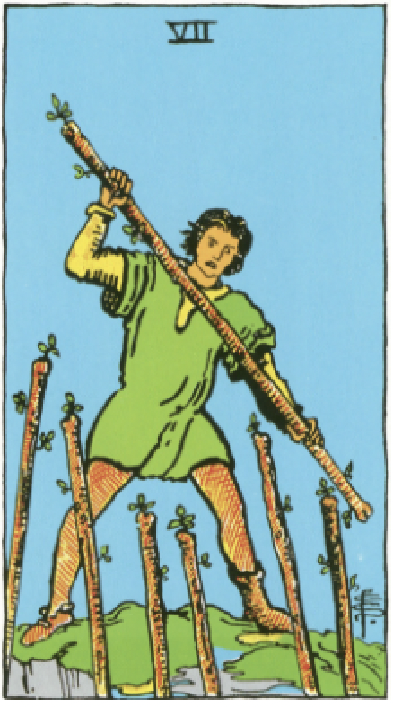 Seven of Wands